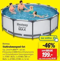 Lidl Bestway Stahlrahmenpool-Set Angebot