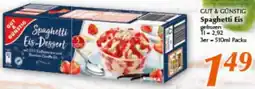 inkoop GUT & GUNSTIG Spaghetti Eis Angebot