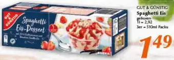 inkoop GUT & GUNSTIG Spaghetti Eis Angebot