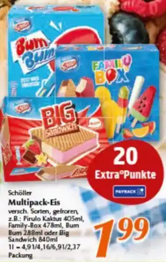 inkoop Schöller Multipack-Eis Angebot