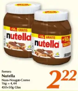 inkoop Ferrero Nutella Angebot