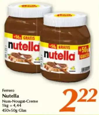 inkoop Ferrero Nutella Angebot