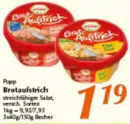 inkoop Popp Brotaufstrich Angebot