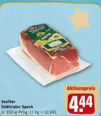 REWE PETZ Senfter Sudtiroler Speck Angebot