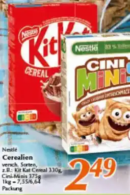 inkoop Nestlé Cerealien Angebot