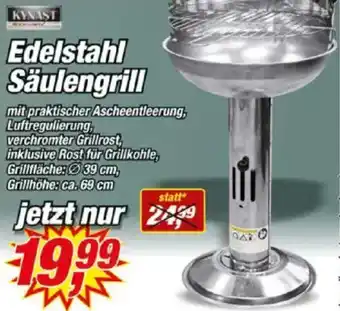 Posten Börse KYNAST Edelstahl Säulengrill Angebot