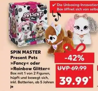 Kaufland Spin Master Present Pets „fancy“ Oder „rainbow Glitter“ Angebot