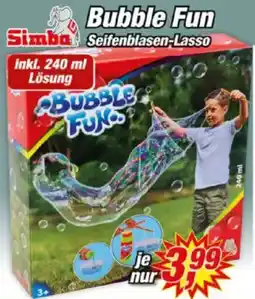 Posten Börse Simba Bubble Fun Seifenblasen-Lasso Angebot