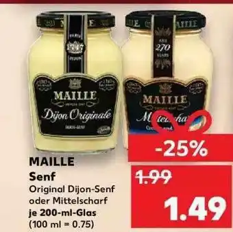 Kaufland Maille Senf Angebot