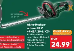 Kaufland Akku-Hecken- schere 20 V PHSA 20-Li C3 Angebot