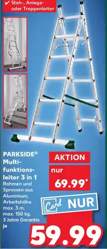 Kaufland PARKSIDE Multi- funktions- leiter 3 in 1 Angebot
