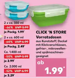 Kaufland CLICK 'N STORE Vorratsdosen Angebot