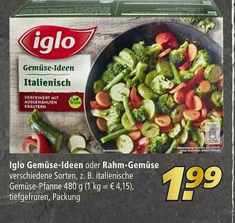 Marktkauf Iglo Gemüse-ldeen Oder Rahm-gemüse Angebot