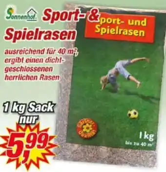 Posten Börse Sonnenhof Sport- & Spielrasen Angebot