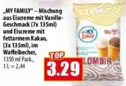 Mix Markt MY FAMILY -Mischung aus Eiscreme Angebot