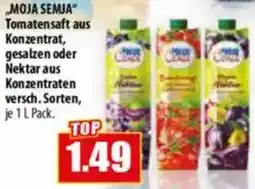 Mix Markt MOJA SEMJA Tomatensaft Angebot