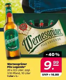 NETTO Wernesgrüner Pils Legende Angebot