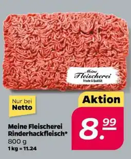 NETTO Meine Fleischerei Rinderhackfleisch Angebot