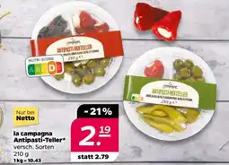 NETTO la campagna Antipasti-Teller Angebot