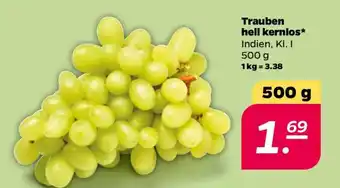 NETTO Trauben hell kernlos Angebot