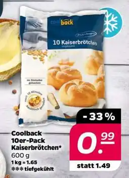 NETTO Coolback 10er-Pack Kaiserbrötchen Angebot