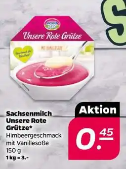 NETTO Sachsenmilch Unsere Rote Grütze Angebot
