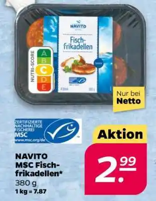 NETTO NAVITO MSC Fischfrikadellen Angebot