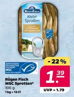 NETTO Rügen Fisch MSC Sprotten Angebot