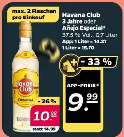 NETTO Havana Club 3 Jahre oder Añejo Especial Angebot