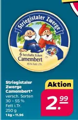 NETTO STRIEGISTALER ZWERGE Camembert Angebot