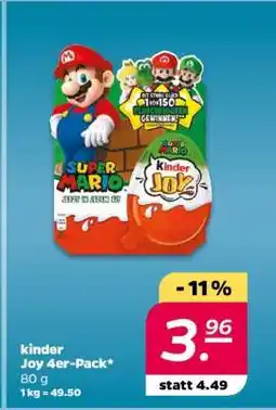NETTO kinder Joy 4er-Pack Angebot