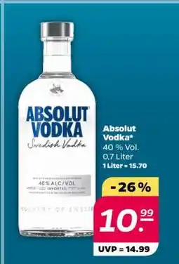 NETTO Absolut Vodka Angebot