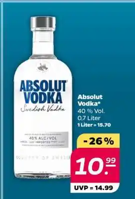 NETTO Absolut Vodka Angebot