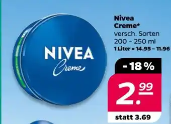 NETTO NIVEA Creme Angebot