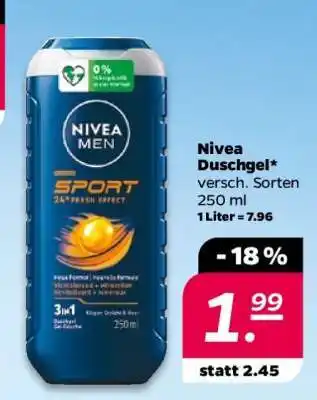 NETTO Nivea Duschgel Angebot