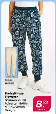 NETTO Freizeithose Flowers Angebot