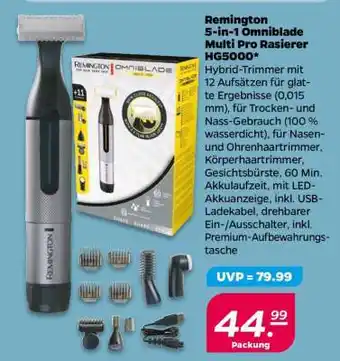 NETTO Remington 5-in-1 Omniblade Multi Pro Rasierer HG5000 Angebot