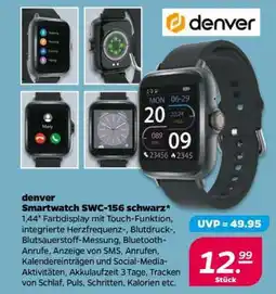 NETTO denver Smartwatch SWC-156 schwarz Angebot