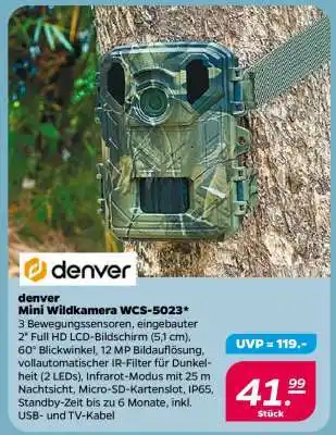 NETTO denver Mini Wildkamera WCS-5023 Angebot