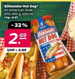 NETTO Böklunder Hot Dog im American Style Angebot