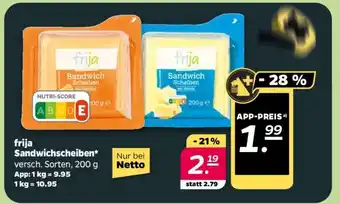 NETTO frija Sandwichscheiben Angebot