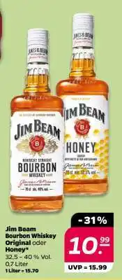 NETTO Jim Beam Bourbon Whiskey Original oder Honey Angebot