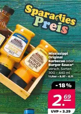 NETTO Mississippi Original Barbecue oder Burger Sauce Angebot