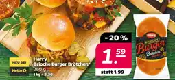 NETTO Harry Brioche Burger Brötchen Angebot