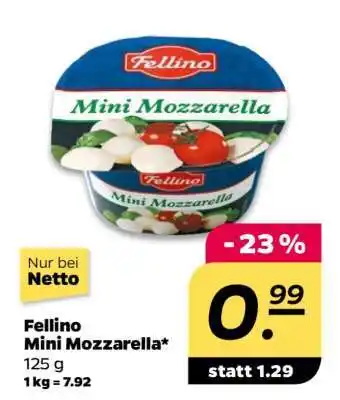 NETTO Fellino Mini Mozzarella Angebot