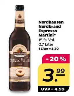 NETTO Nordhausen Nordbrand Espresso Martini Angebot
