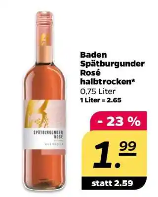 NETTO Baden Spätburgunder rosé halbtrocken Angebot
