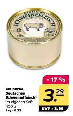 NETTO Keunecke Deutsches Schweinefleisch Angebot