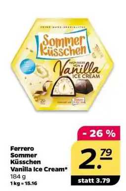 NETTO Ferrero Sommer Küsschen Vanilla Ice Cream Angebot