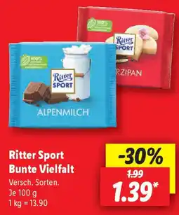 Lidl Ritter Sport Bunte Vielfalt Angebot